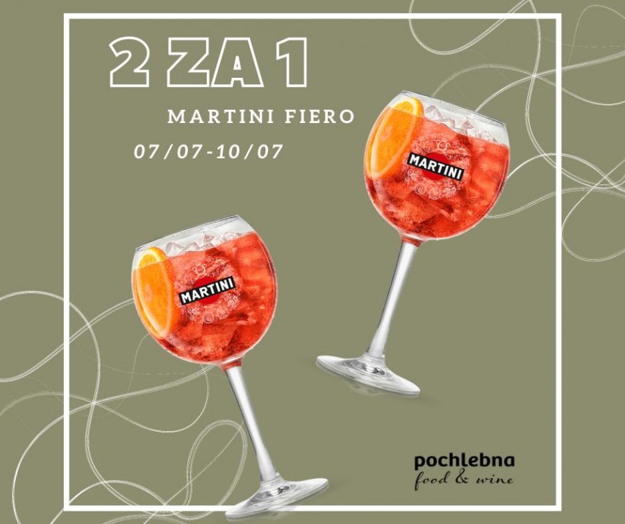 Martini Fiero Time 2 za 1